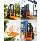 Forklift Safety Cage, Forklift Man Basket - 36''x36'' Heavy Duty 1200Lbs Capacity Work Platform for Aerial Jobs