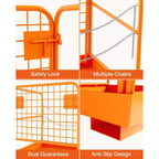 Forklift Safety Cage, Forklift Man Basket - 36''x36'' Heavy Duty 1200Lbs Capacity Work Platform for Aerial Jobs