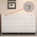 Rustic 9-Drawer Chest Dresser Organizer Compartments Solid Build, Spacious Drawers