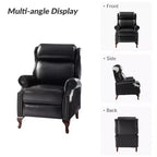 Genuine Leather Manual Recliner