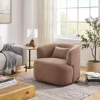 Swivel Barrel Accent Chair
