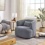 Swivel Barrel Accent Chair