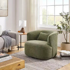 Swivel Barrel Accent Chair