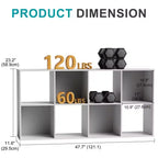 Cube Storage Organizer Open Bookshelf Removable Back Panels
