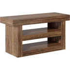 55IN Kitchen Island, 3-Tier Stationary Island Table with Large Countertop, Wooden Coffee Bar Table Storage Cabinet for Dining Room