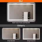 Bathroom Mirror , Anti-Fog Vanity Mirror with Dimmable Lights