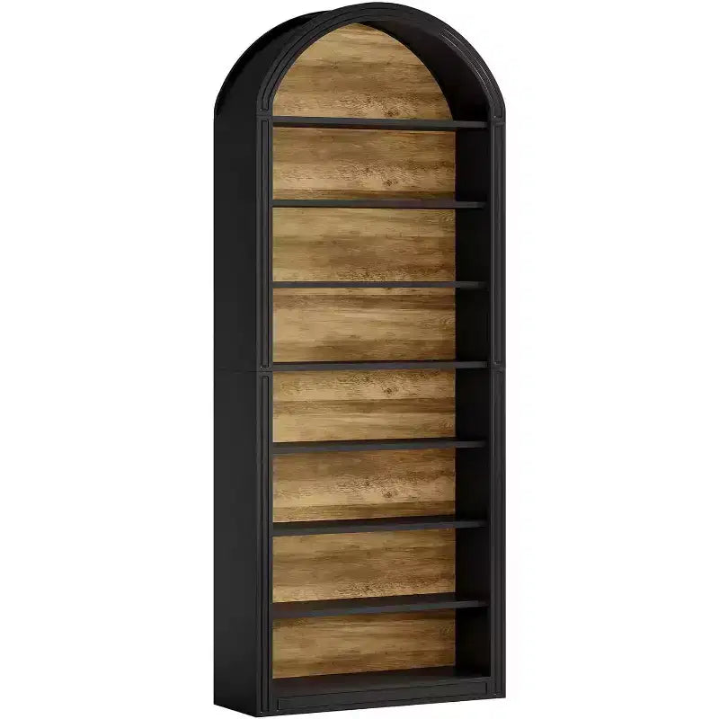 Lantine 8-Tier Tall Shoe Storage Cabinet, Large Shoe Organizer, Wooden Freestanding Shoe Rack for Closet Entryway