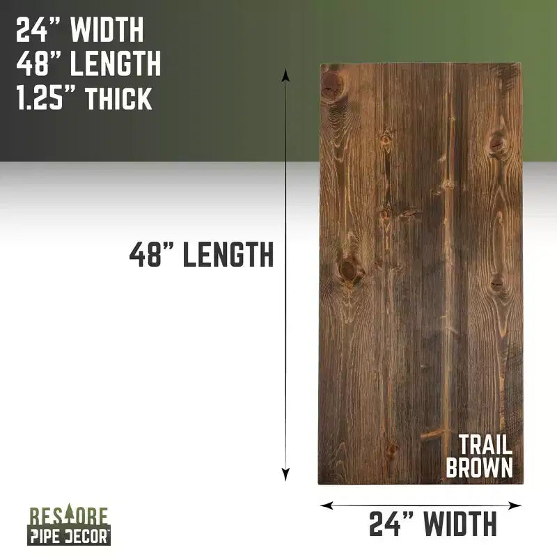 Solid Wood Desk Tabletop