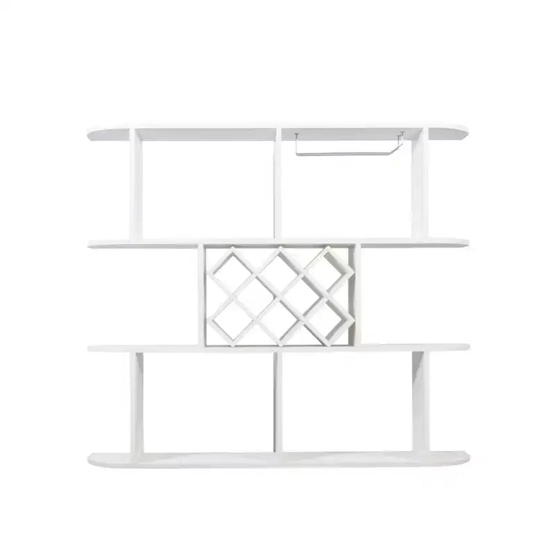 Wall Mounted Wine Rack, 3-Tier Large Capacity Hanging Bar Shelf Wine Glass Holder Wine Bottle Display Shelf for Kitchen Dining Room Decor
