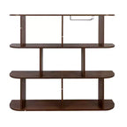 Wall Mounted Wine Rack, 3-Tier Large Capacity Hanging Bar Shelf Wine Glass Holder Wine Bottle Display Shelf for Kitchen Dining Room Decor